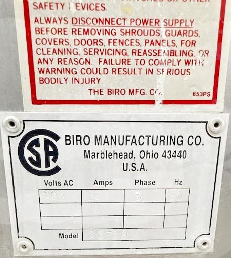 Used BIRO Mixer Grinder Model#AFMG-24