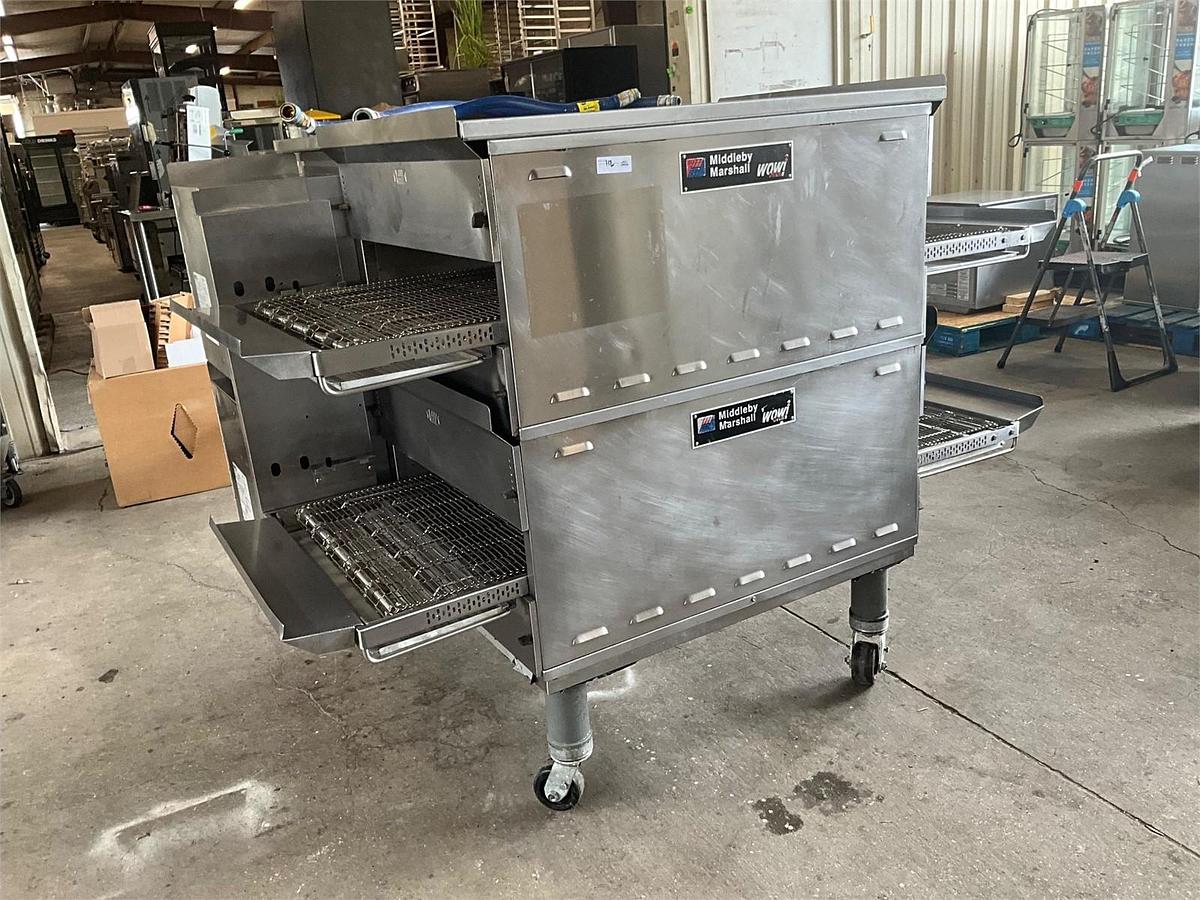 Used 2023 Middleby Marshall gas conveyor double oven - PS638G