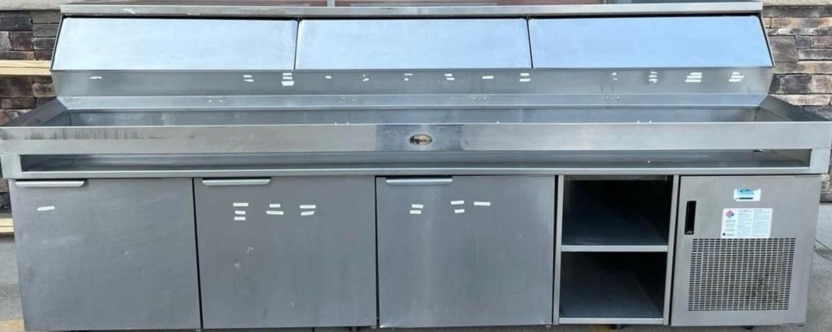 Used Randell DPM120 Pizza Prep Table 120" W Grate