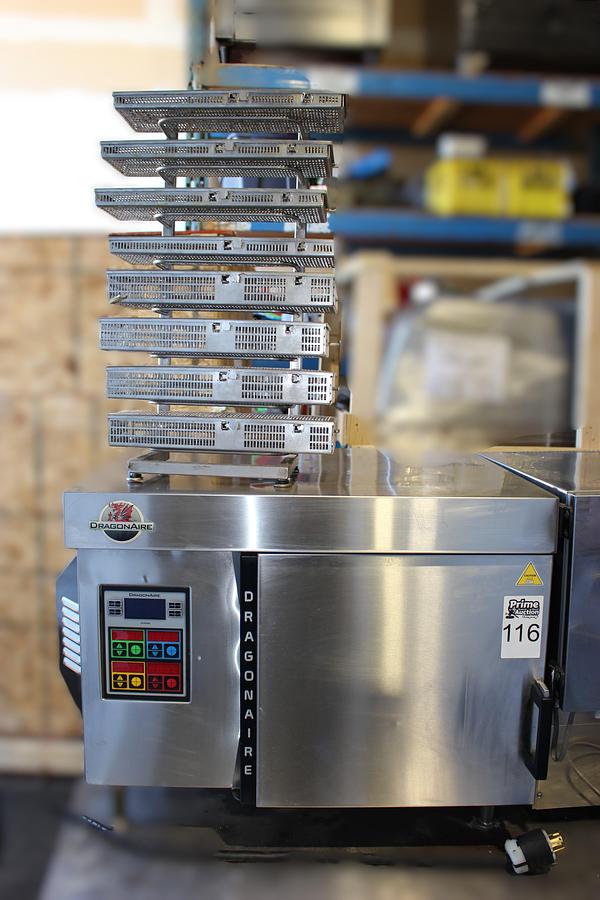 Used  Dragonaire Model: DA-02 Air Fryer with Bakets & Stand - no vent needed - SEE VIDEO