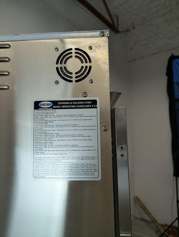 Used Cozoc HPC7013 Insulated Cook And Hold Ovens - 2 available - BRAND NEW