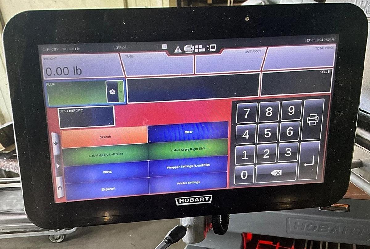 Used 2021 Hobart NGW1 meat auto wrapping station