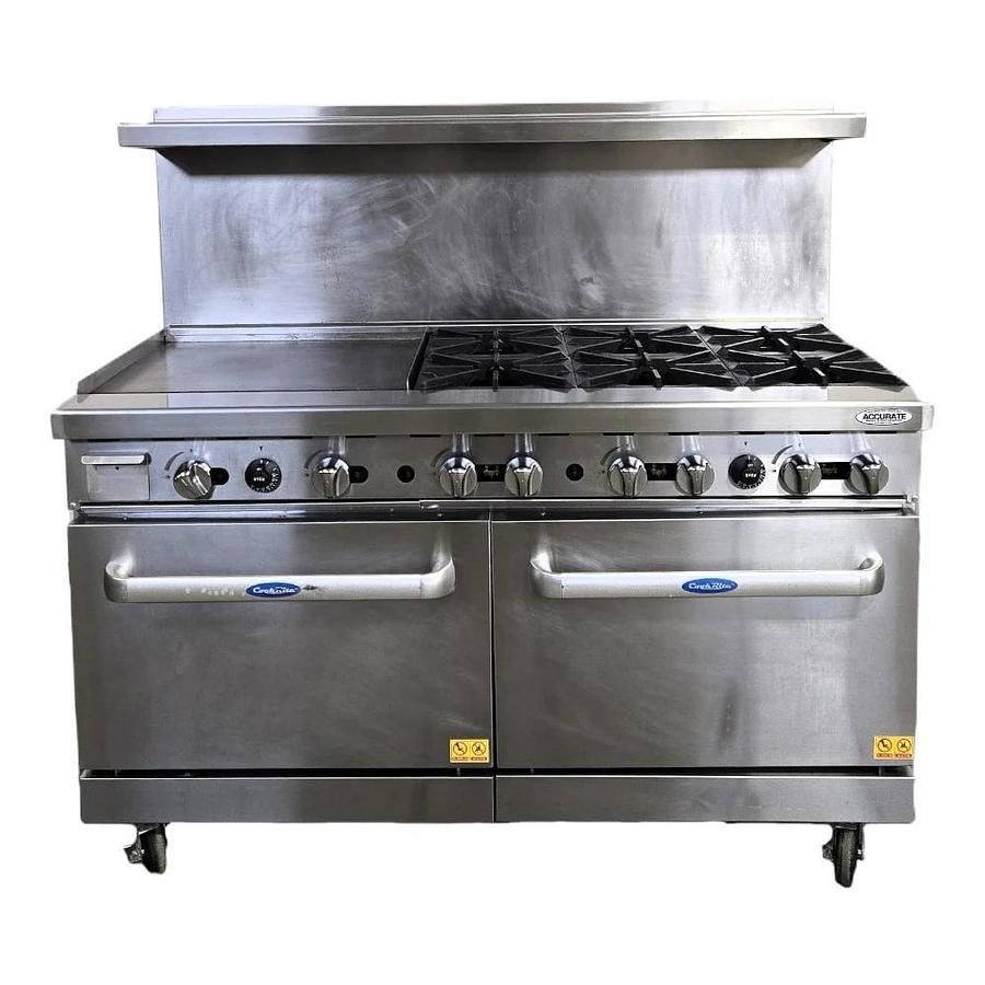 Used Atosa AGR-6B-24GL Range - 60 Inch - Propane - CAN CONVERT TO NATURAL GAS - WARRANTY
