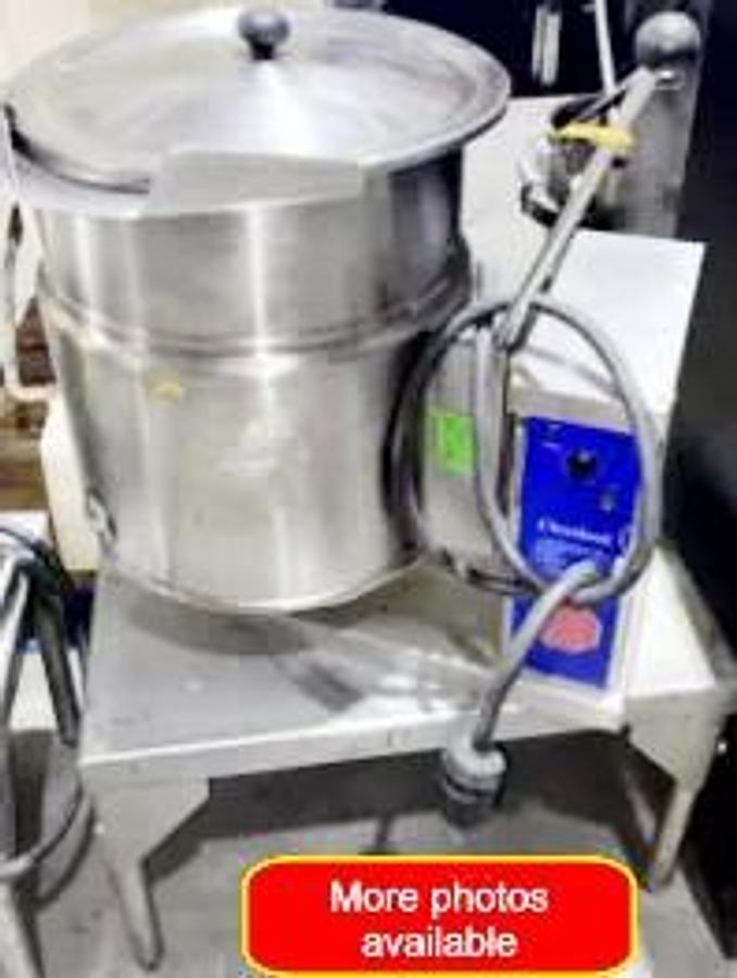 Used CLEVELAND ELECTRIC TILT KETTLE -KET 12-T