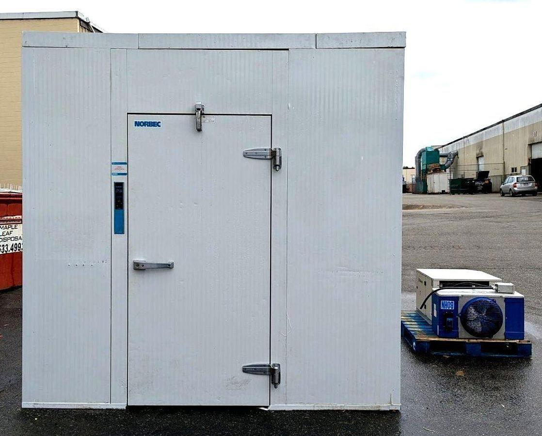 Used Norbec 101" x 58" Indoor Walk-In Cooler w/Refrigeration System - NEAR NEW