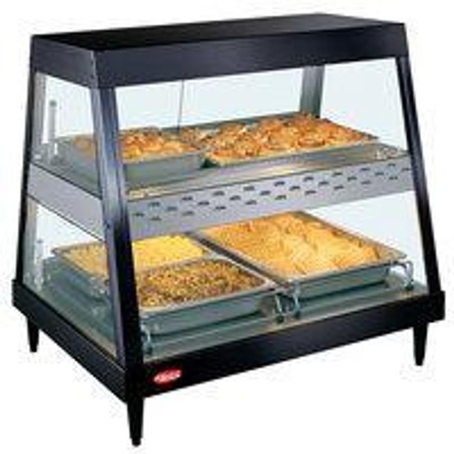 BRAND NEW Hatco GRHD-2PD Heated Glass Display Case - Dual Shelf Merchandiser