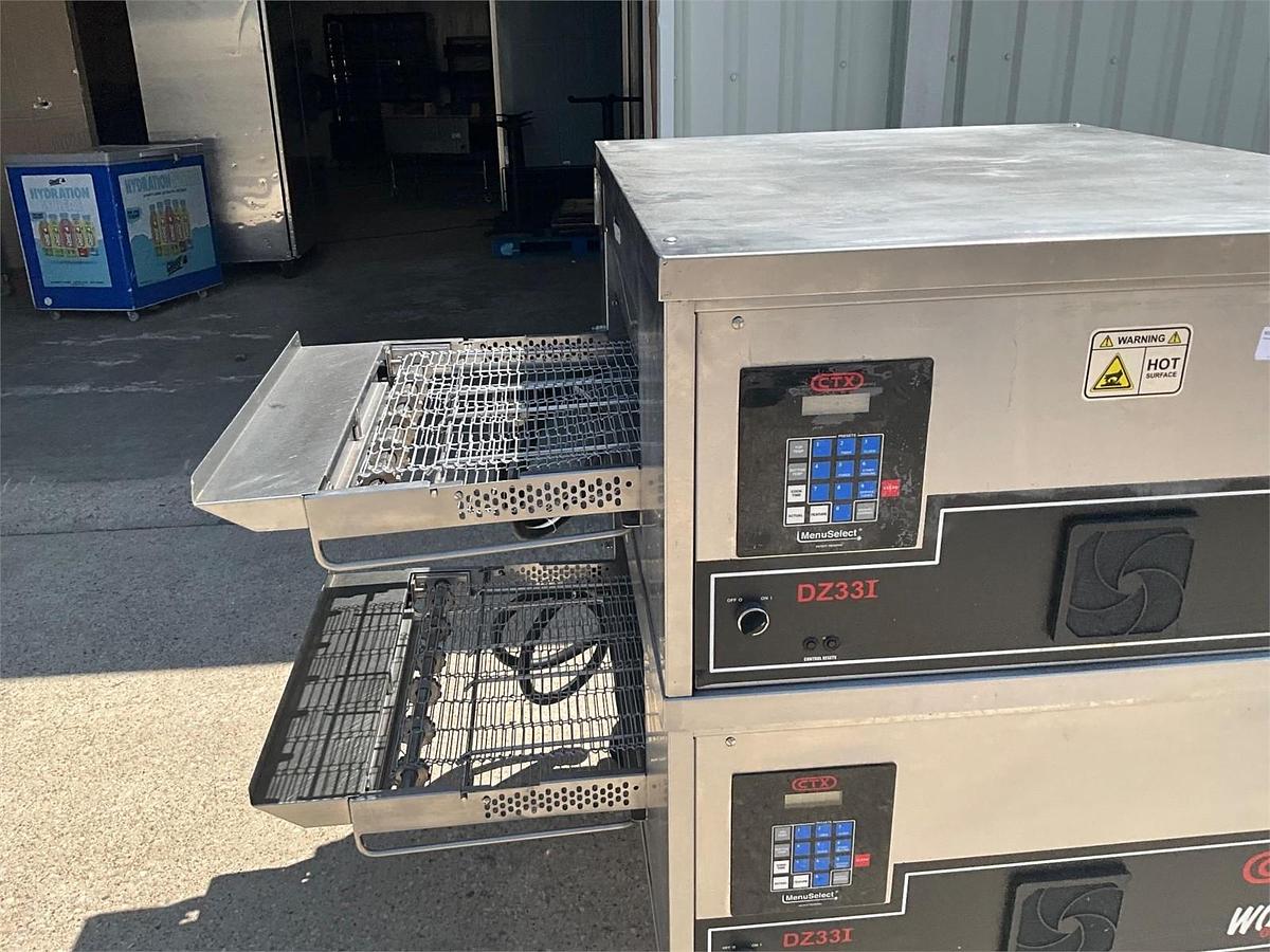 Used 2021 CTX conveyor oven double stack with stand