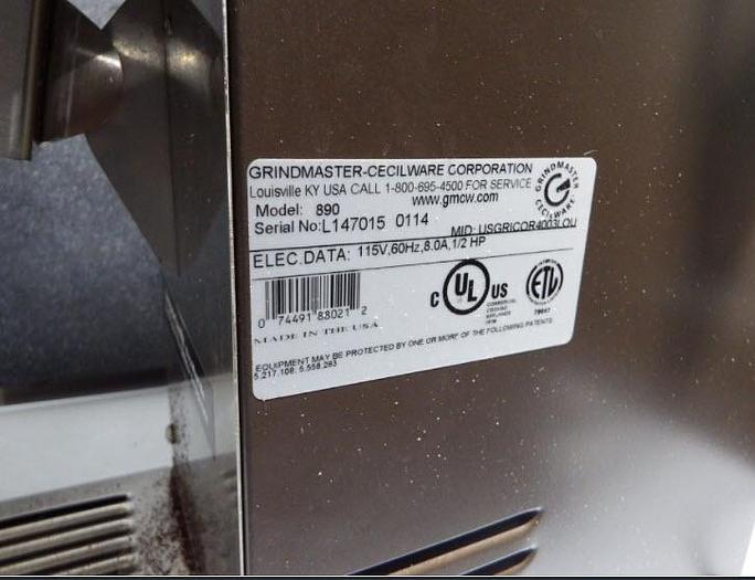 Used Grindmaster multi grinder - great for retail coffee store -