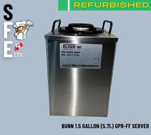 Used Bunn 1.5 Gallon (5.7L) GPR-FF Server
