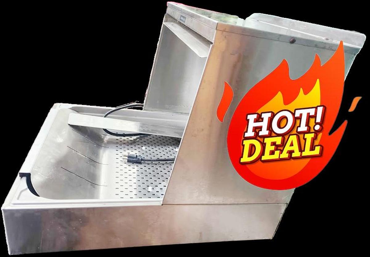 Used Hatco Glo-Ray portable fry holding station