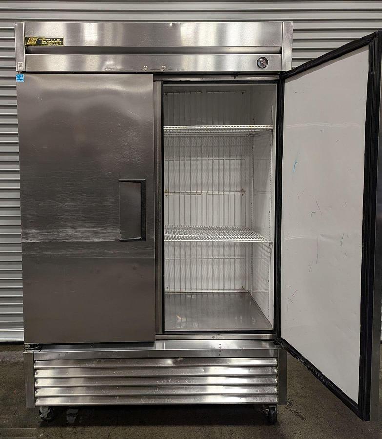 Used True T-49F 54" Double Door Stainless Freezer
