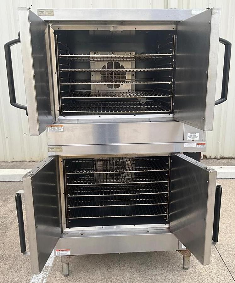 Used Hobart electric double stack convection oven