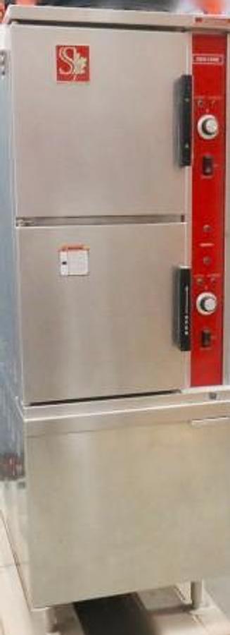 Used SteamCan Double 10 pan steamer - 20 pan in total