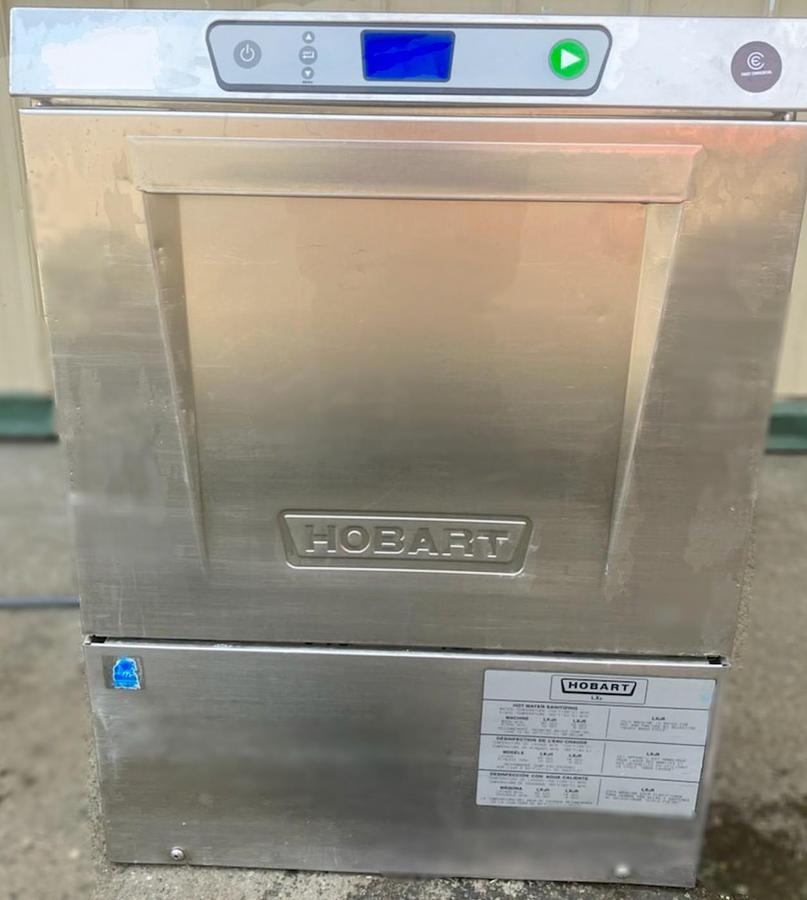 Used Hobart High Temp Under Counter Dishwasher Model LXEH