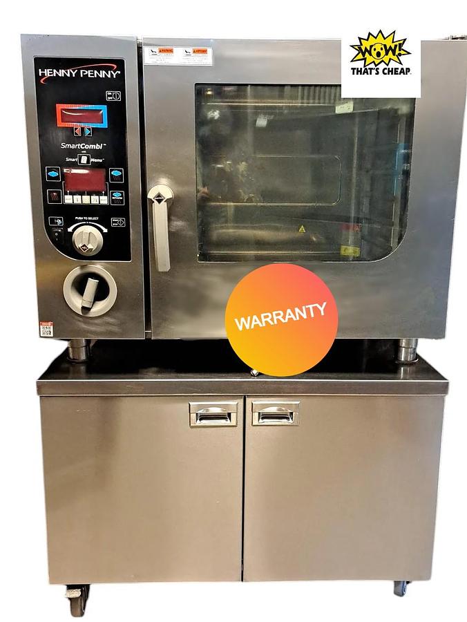 Used Henny Penny ESC610560-01 Combi Oven and Base -WARRANTY