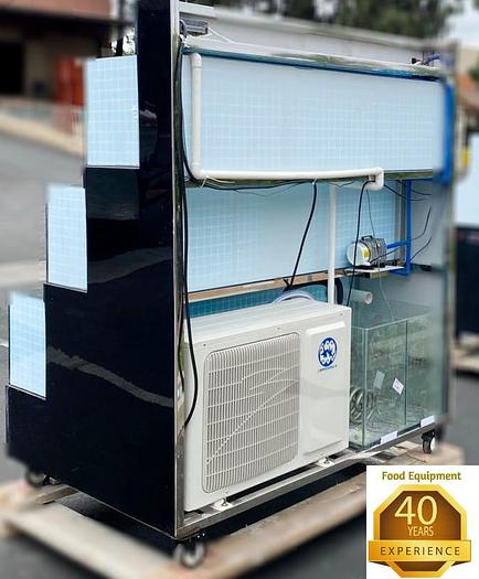 3 tier seafood tanks - crab - lobster - mussels -oysters etc. 9 compartments