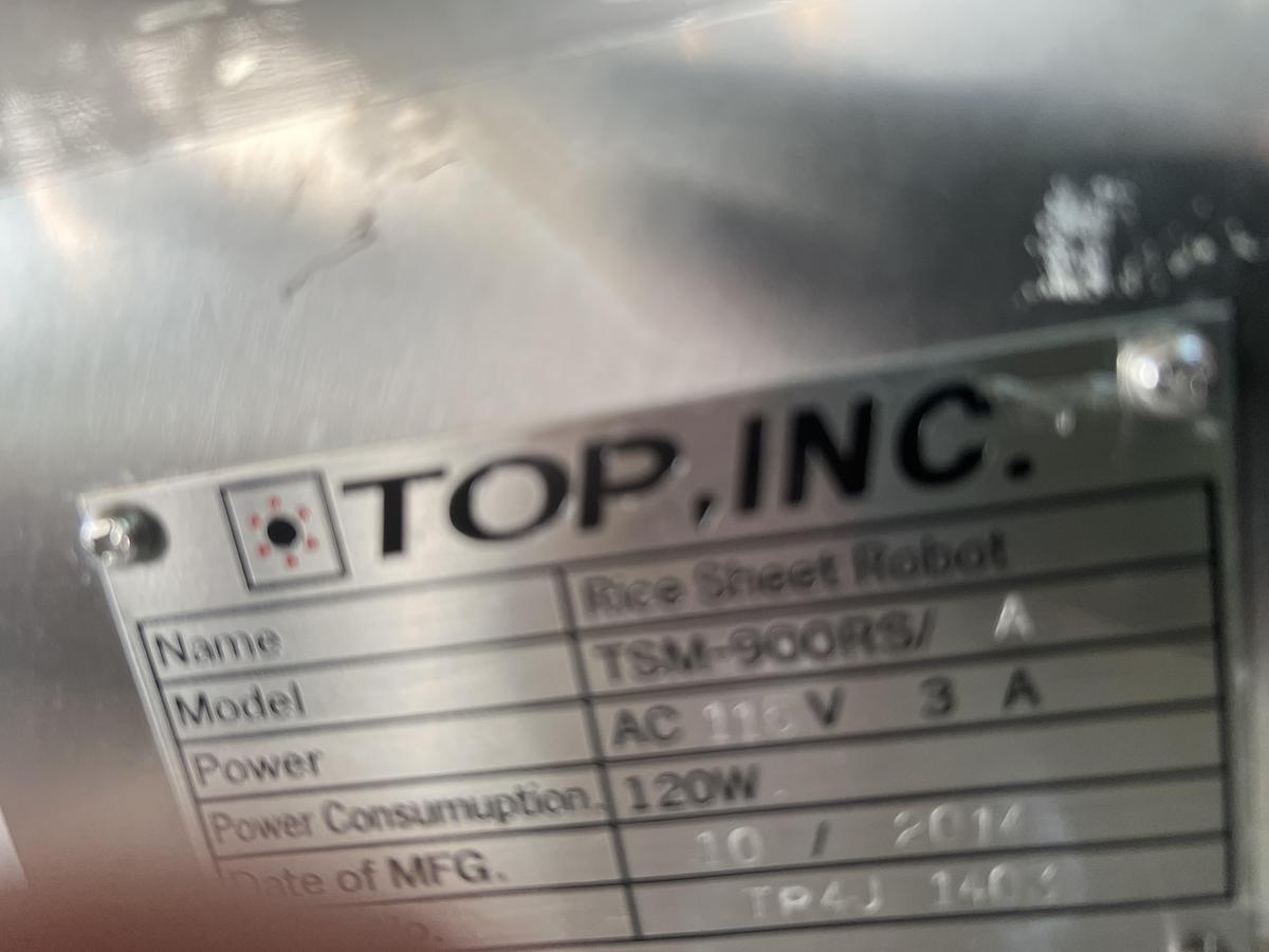 Used X Top Sushi Rice Sheeter Machine - SEE VIDEO
