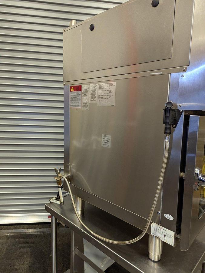Used Auto Shaam CTX4-10EVH 10 Pan Half Size Electric Combi Oven w/Ventless Hood -