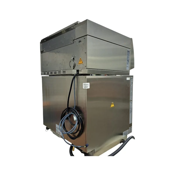 Used Rational LMZ100AE.DAB / UltraVent Plus XS iCombi Pro 4 Pan Half Size Electric Combi Oven with Hood