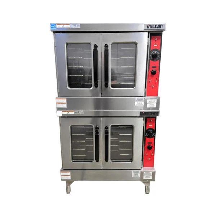 Used Vulcan VC5ED Double Deck Electric Convection Ovens