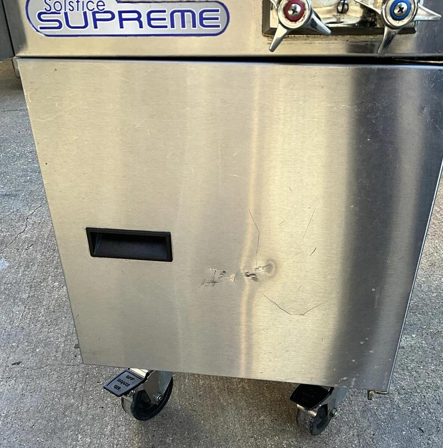 Used 2018 Pitco Fryer SSPG14 gas 14 gal pasta seafood cooker Solstice boiler