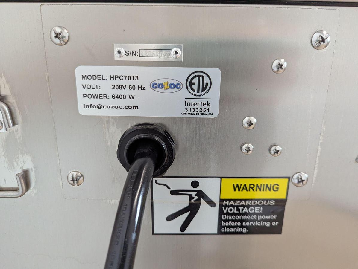 Used Cozoc HPC7013 Insulated Cook And Hold Ovens - 2 available - BRAND NEW