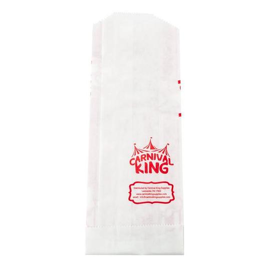 Carnival King 3 3/4" x 13  3/4" x 9 1/2" Popcorn Bag - 1000 / Case