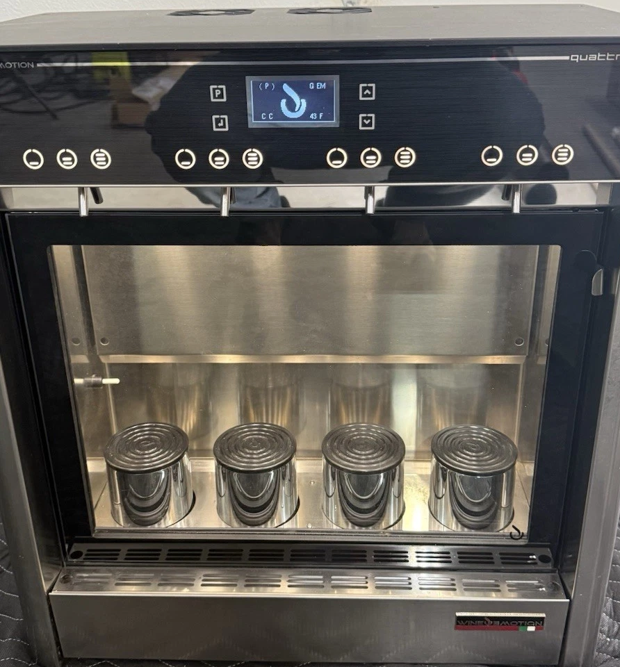 Used Wineemotion Wine Dispenser System QUATTRO Series 2 - REFRIGERATED