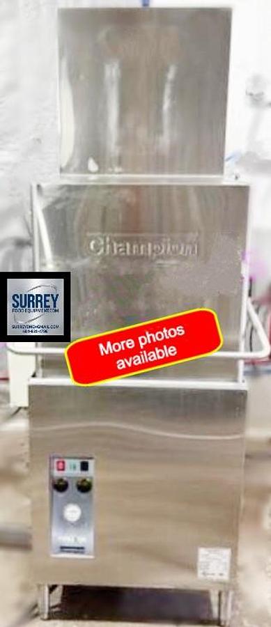 Used CHAMPI0N DH5000 HIGH TEMP UPRIGHT DISHWASHER