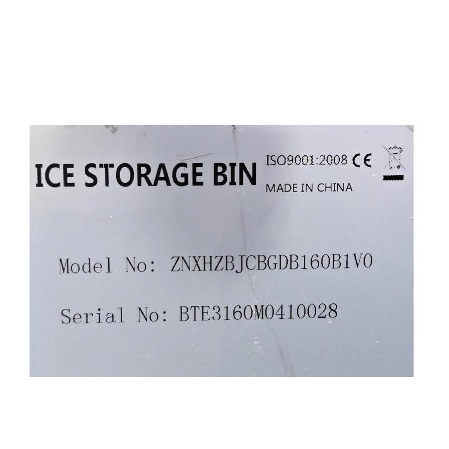 Used Vevor XH500TA Ice Maker with ZNXHZBJCBGDB160B1V0 Ice Storage Bin -WARRANTY
