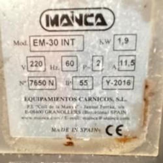 Used Manica Hydraulic Sausage Stuffer Filler Tilting EM-30 T