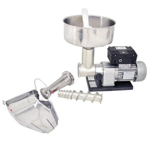 Medium-Duty Electric Tomato Squeezer with 0.4 HP Motor and Stainless Steel Cover