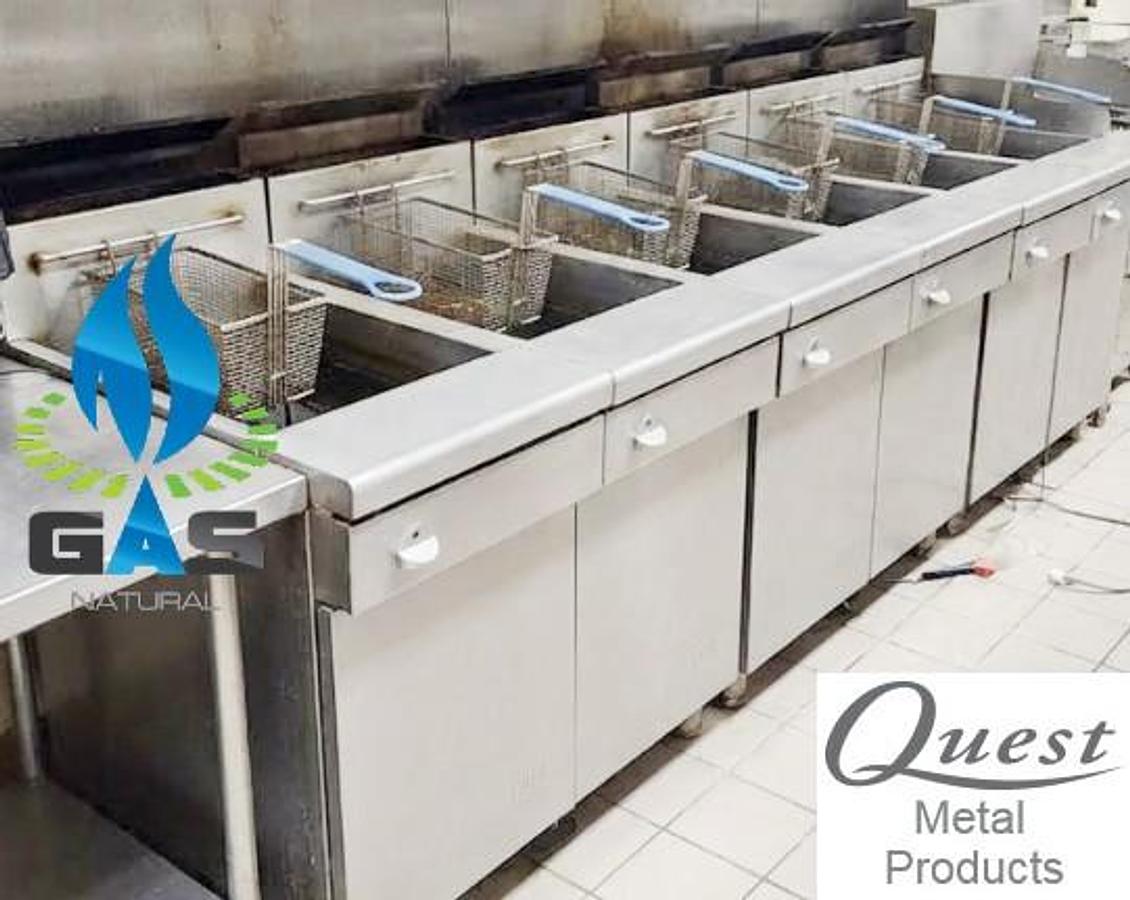 Used Quest MV40 GAS - DEEP FRYER - 6 AVAILABLE