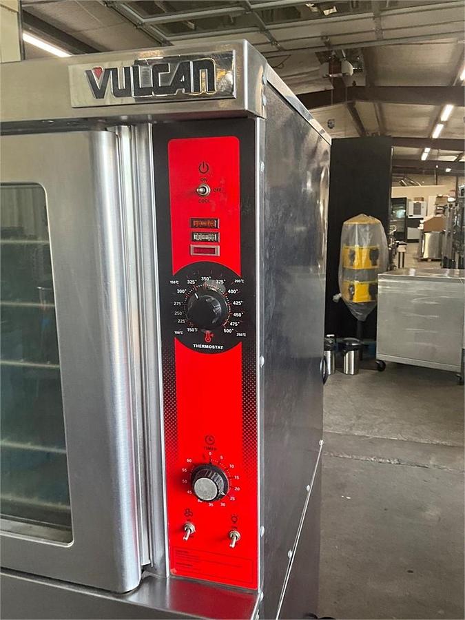 Used Vulcan gas double stack convection oven