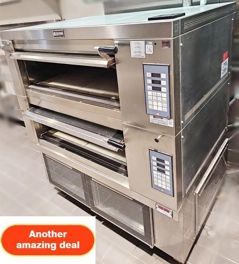 Used Doyon 2T2 Double-Deck Oven – 208V Commercial Deck Oven - STEAM INJECTION