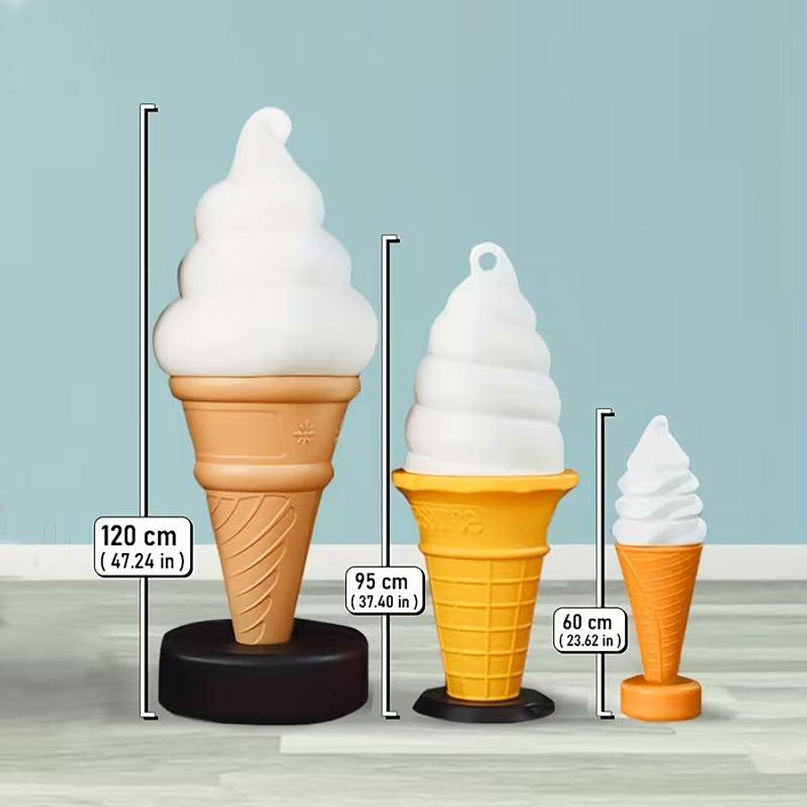 Outood plastic Ice Cream Cone Display - 3 sizes available -