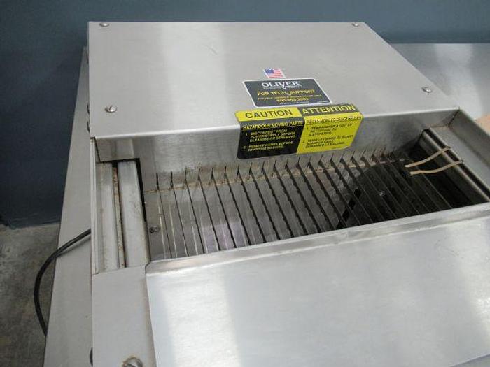 Used OLIVER BREAD SLICER MODEL 709 MINI-SUPREME PERFECT! COUNTER TOP STAINLESS - FREE