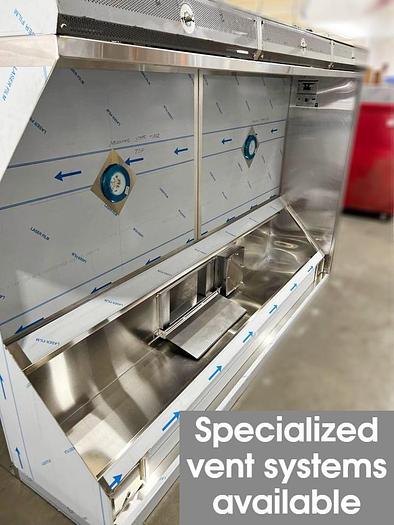 Stainless steel fabrication - vent hoods - tables - sinks - shelving etc.