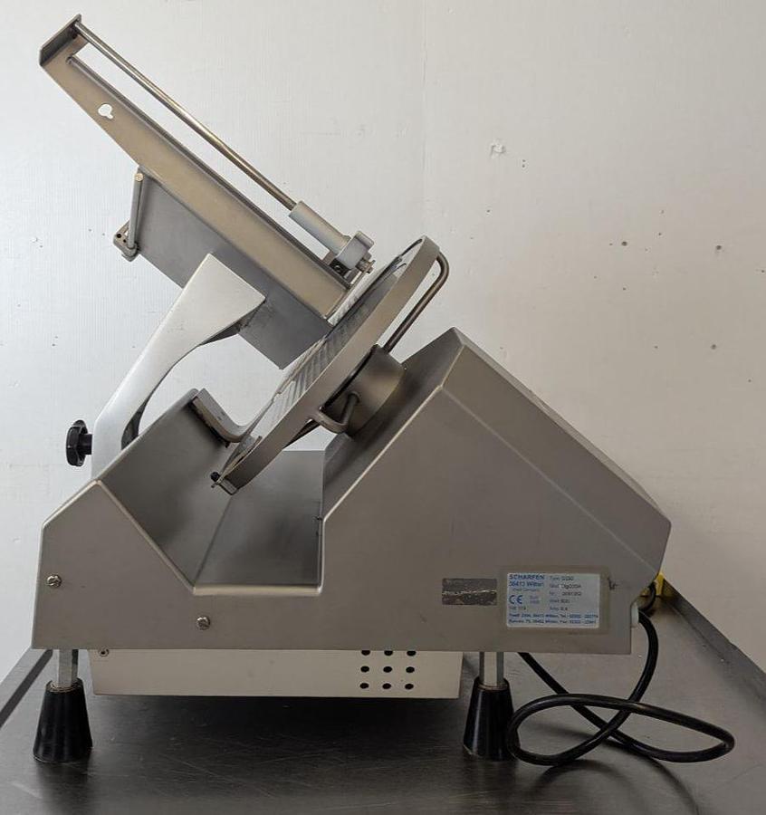 Used  Scharfen Digi330A 13" Semi-Automatic Gravity Food Slicer