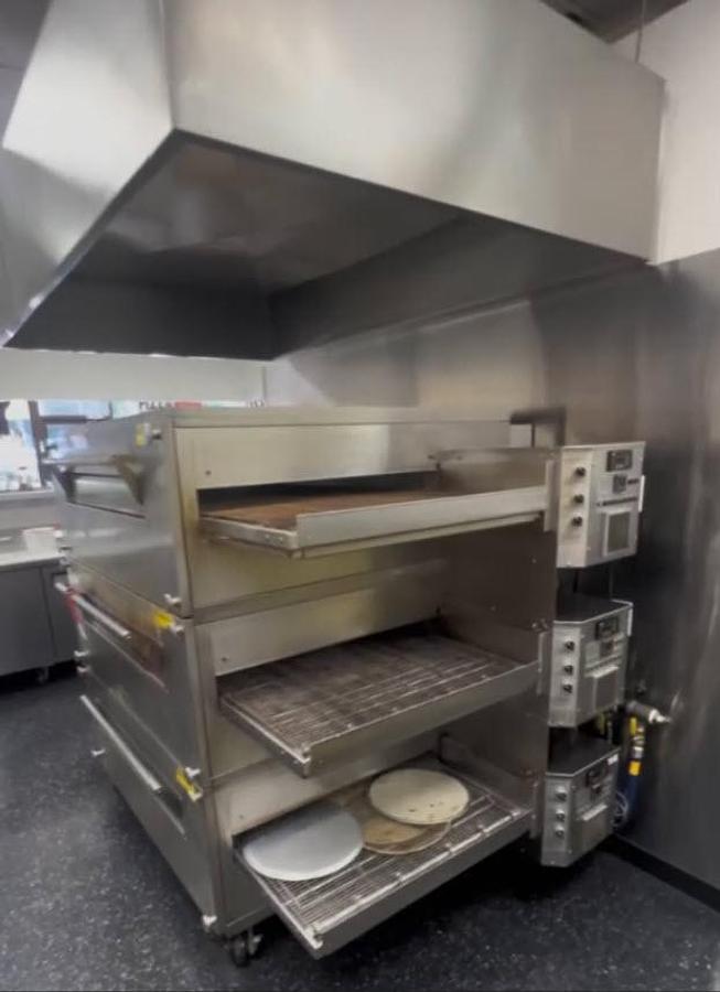 Used Triple stacked gas XLT Conveyor Ovens - SEE VIDEO