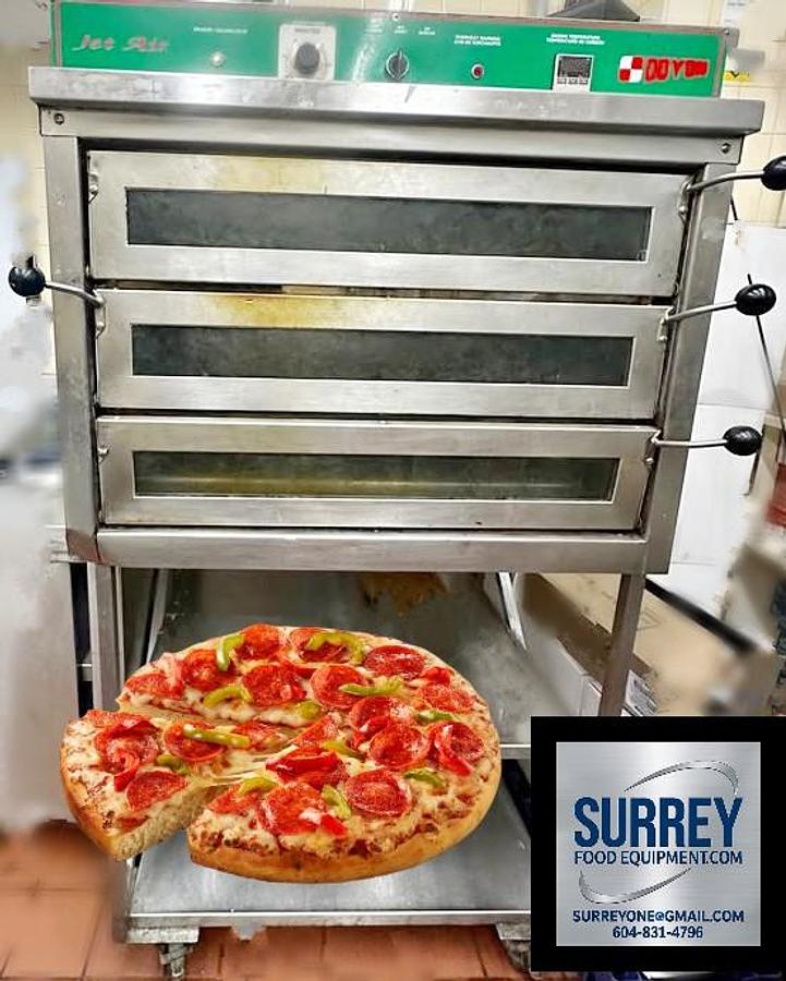 Used Commercial Electric Pizza Deck Oven – Doyon Jet Air (3 Deck)