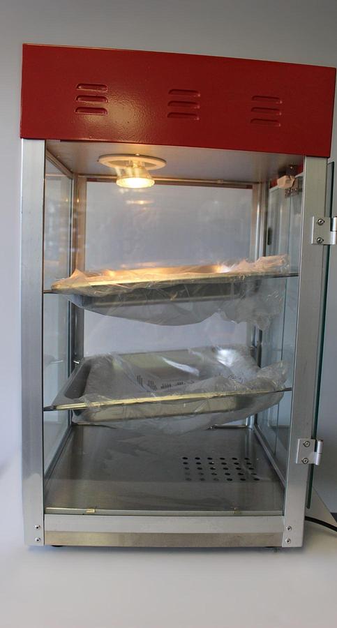 Used Brand New Uniworld Churro Case with Pans/ Counter Top Food Display