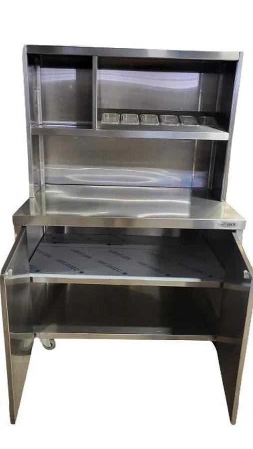 Used Custom Stainless steel Service & Packaging Station