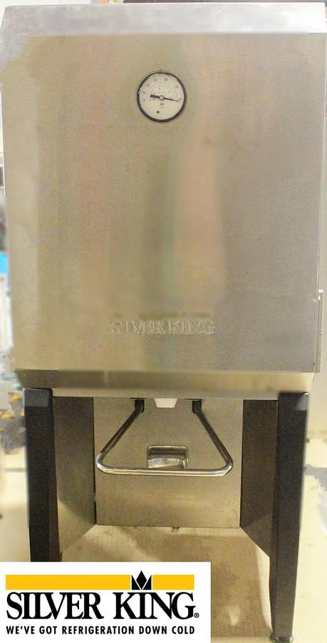 Used SILVERKING REFIGERATED MILK DISPENSER COOLER