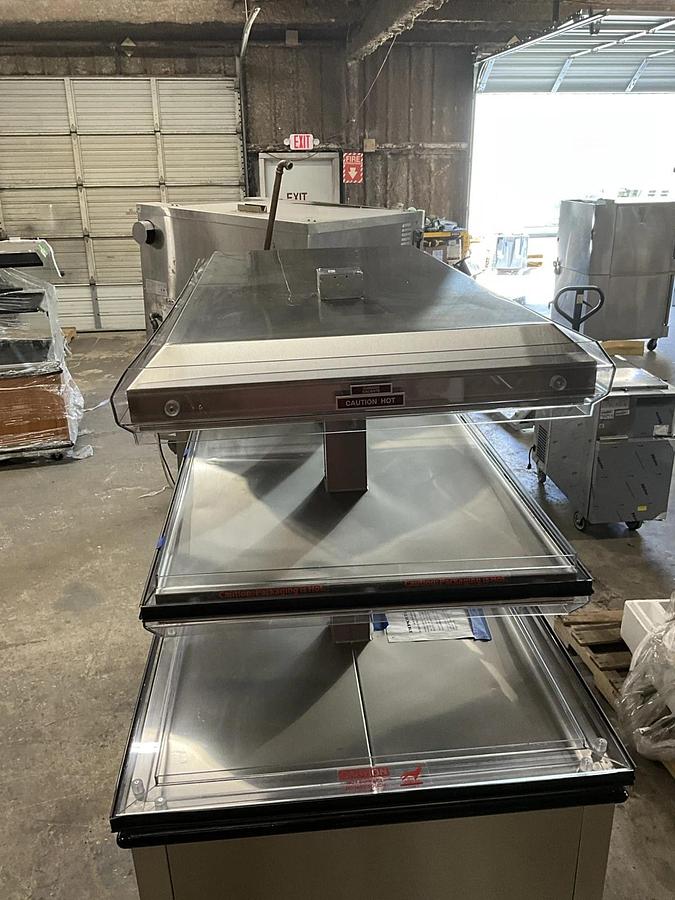 Used 024 Custom Deli island Hot Food Merchandiser Self-Service Heated Warmer DILW6H - BRAND NEW