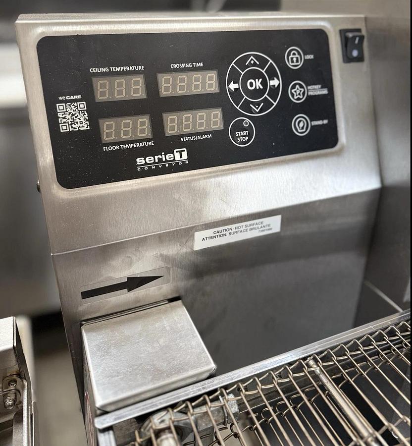 Used Moretti-Forni-T64EULV-Electric-Conveyor-Pizza-Oven-W-Stand