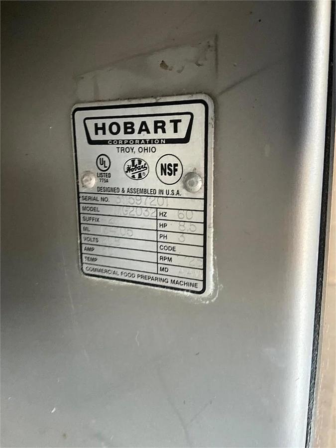 Used 2020 Hobart MG2032 meat grinder mixer