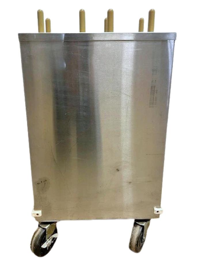 Used Tableware Model: 2CP-MC-7 - 7" Plate Dual Holder Dispenser Carrier Cart on Castors