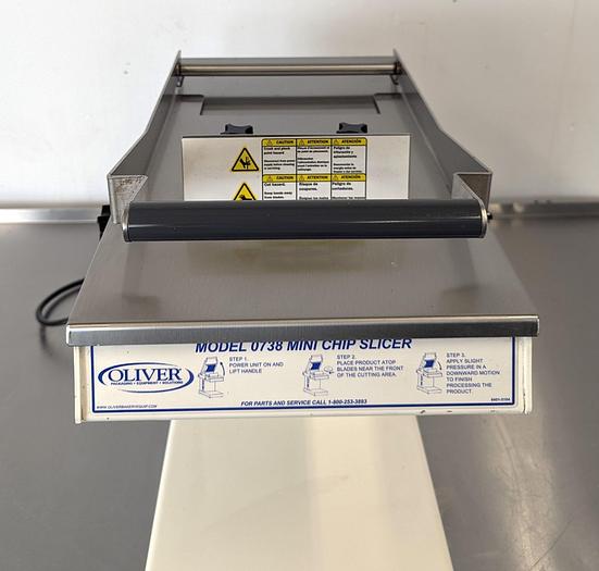 Refurbished 8 OLIVER 738 GRAVITY-FEED MINI CHIP SLICER  - special sale price