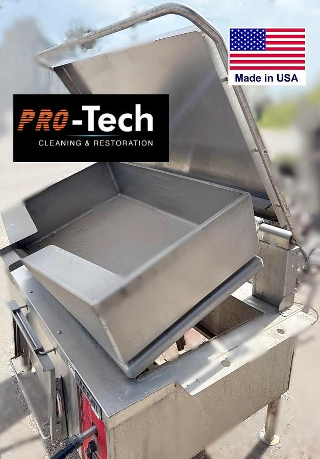 Used Vulcan 40 Gallon Manual Tilting Skillet -Electric - 2 available